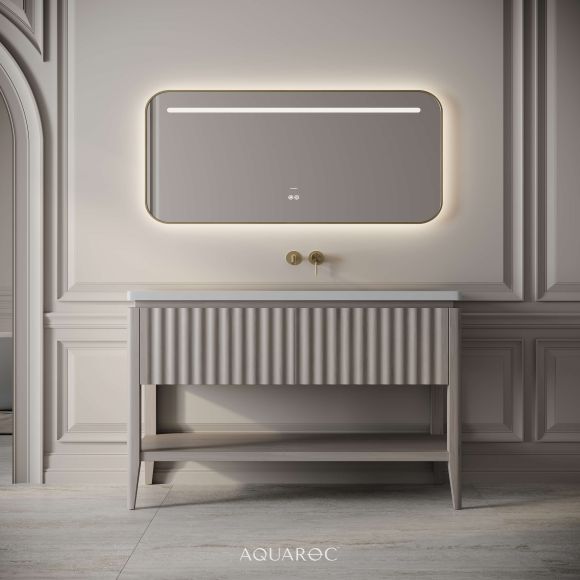 Kensington Vanity Unit & Stone Basin 1200mm Sabbia Grigio Oak